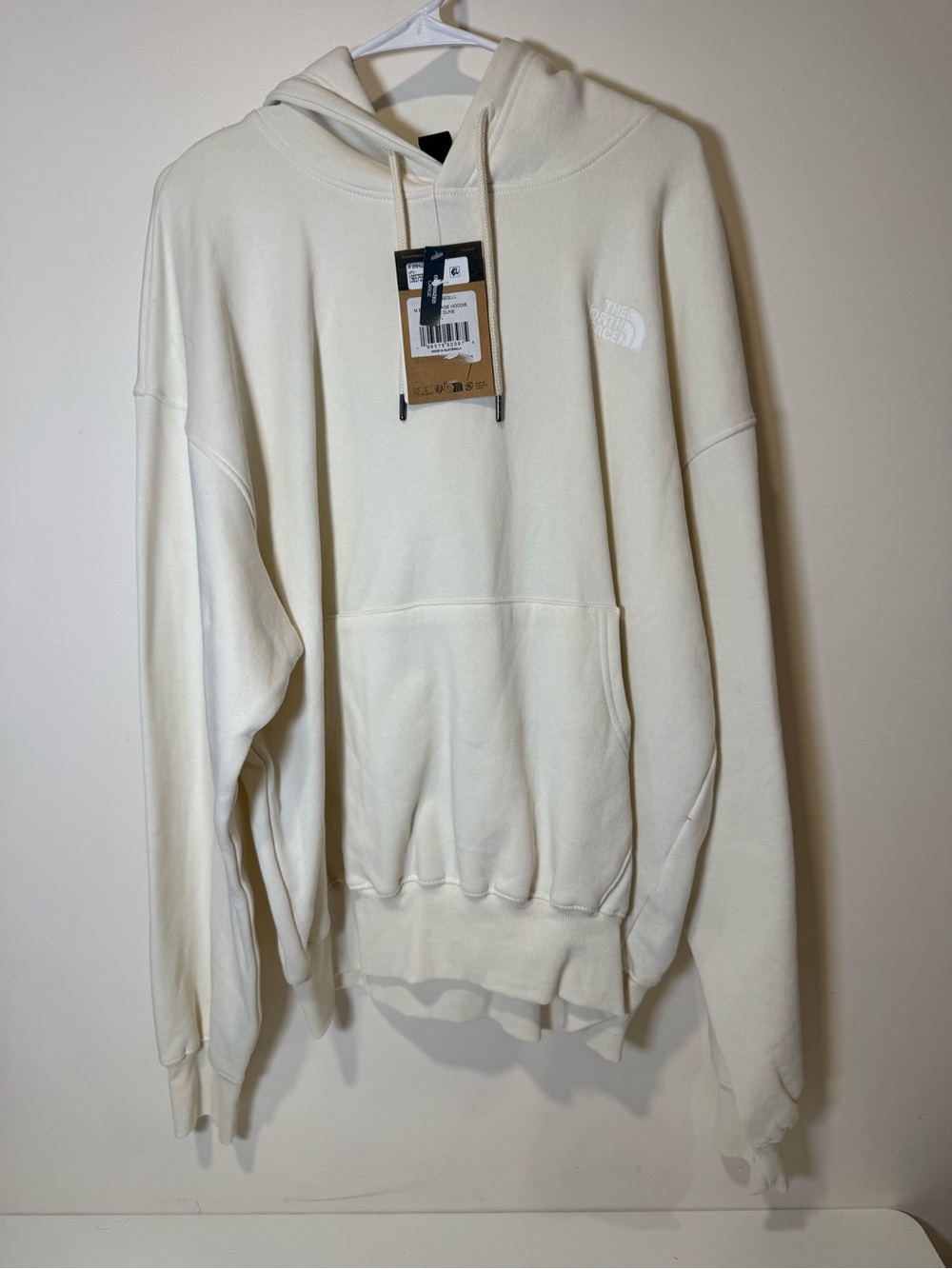 The North Face Evolution Vintage Hoodie White Dune Men’s Large, See Photos